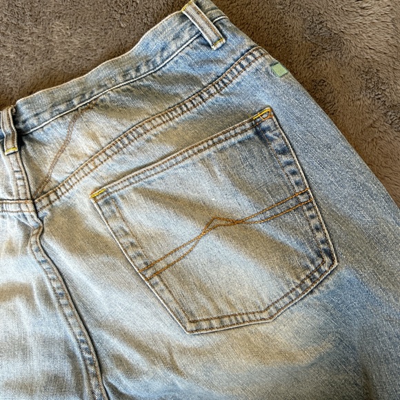 Vintage patchwork Azzure Denim baggy y2k jeans - Picture 6 of 7